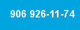 906 926-11-74 906 926-11-74